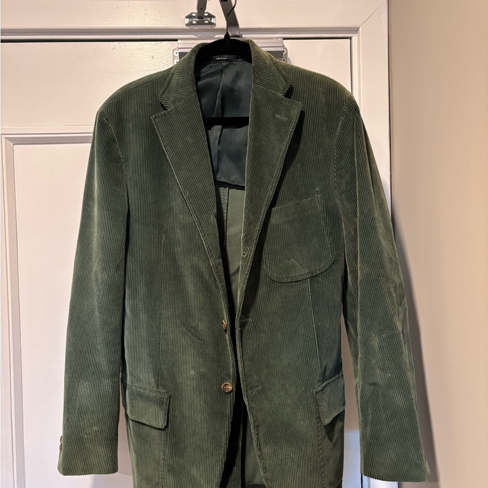 Ralph Lauren Forest Green Corduroy Jacket - Picture 3 of 9
